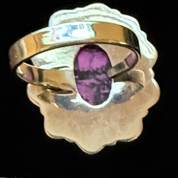 Pink Turquoise Statement Ring - Picture 4 of 5